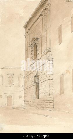 Croquis de bâtiments à Vicence entre 1802 et 1804 par Robert Smirke Banque D'Images