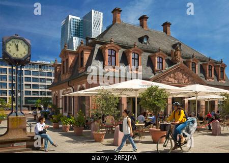 Hauptwache dans la vieille ville, Allemagne, Hesse, Francfort-sur-le-main Banque D'Images