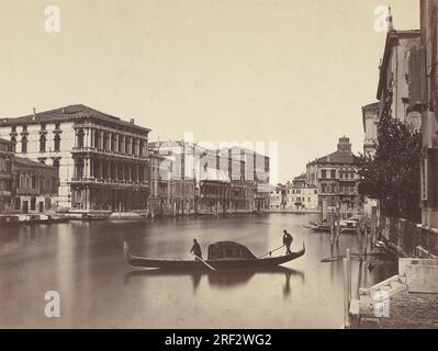 Grand Canal, Venise (#19) années 1860 par Robert Turnbull Macpherson Banque D'Images