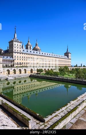 Le monastère de San Lorenzo de El Escorial, Comunidad de Madrid, Espagne. Banque D'Images