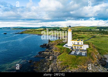 Phare de Turnberry, phare de Turnberry point, Trump Turnberry Golf Resort, South Ayrshire Coast, Écosse, Royaume-Uni Banque D'Images