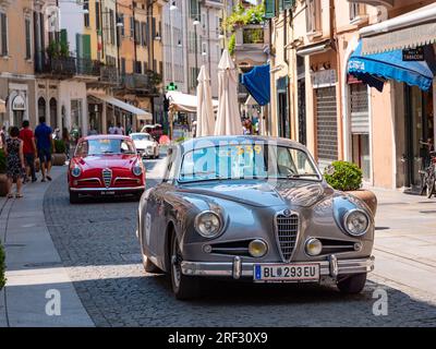 1955 ALFA ROMEO 1900 C SUPER SPRINT, mille Miglia 2023, 5ème jour à Brescia Banque D'Images