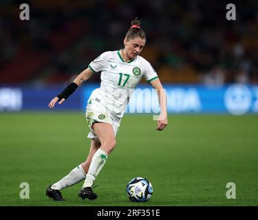 Brisbane, Australie. 31 juillet 2023. Sinead Louise Farrelly d'Irlande est vue lors du match de groupe B de la coupe du monde féminine de la FIFA 2023 Irlande femmes vs Nigeria femmes au Suncorp Stadium, Brisbane, Australie, le 31 juillet 2023 (photo de Patrick Hoelscher/News Images) à Brisbane, Australie le 7/31/2023. (Photo de Patrick Hoelscher/News Images/Sipa USA) crédit : SIPA USA/Alamy Live News Banque D'Images