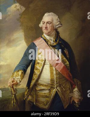 Amiral Sir Edward Hawke, 1705-1781, 1e baron Hawke de 1768 à 1770 par Francis cotes Banque D'Images