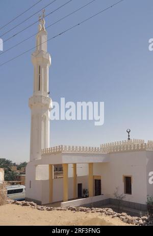 Vieille ville décor d'Al-Qasr, un village de l'Oasis de Dakhla en Egypte Banque D'Images