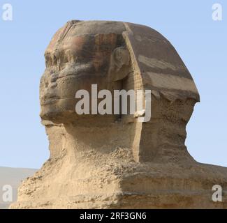 Le Sphinx de Gizeh nécropole en Egypte Banque D'Images