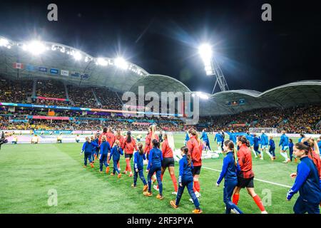 Brisbane, Queensland, Australie. 31 juillet 2023. MELBOURNE, AUSTRALIE - 31 JUILLET : l'Australie affronte le Canada à la coupe du monde féminine de la FIFA Australie et Nouvelle-Zélande 2023 au stade rectangulaire de Melbourne le 31 juillet 2023 (image de crédit : © Chris Putnam/ZUMA Press Wire) À USAGE ÉDITORIAL SEULEMENT! Non destiné à UN USAGE commercial ! Banque D'Images