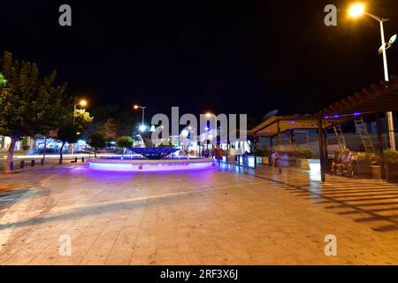 Protaras, Chypre - oct. 6. 2019. Vue générale d ' une rue Protara Banque D'Images