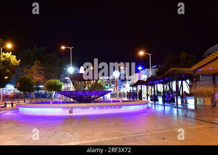 Protaras, Chypre - oct. 6. 2019. Vue générale d ' une rue Protara Banque D'Images