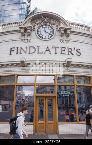 La restauration de Findlater's Corner par The Arch Company et Railway Heritage Trust sur Borough High Street, Southwark, Londres, Angleterre, Royaume-Uni Banque D'Images