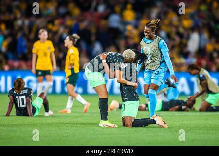 BRISBANE, AUSTRALIE - 27 JUILLET : l'Australie affronte le Nigeria à la coupe du monde féminine de la FIFA A. Banque D'Images