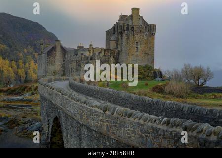 Château d'Eilean Donan, Dornie, Kyle de Lochalsh ; Écosse Banque D'Images