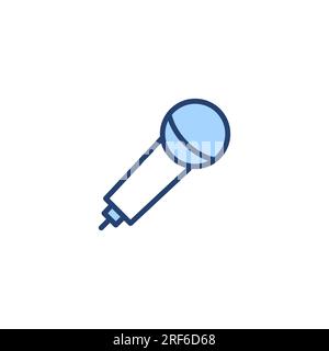 Vecteur d'icône de microphone. signe et symbole de karaoké Illustration de Vecteur