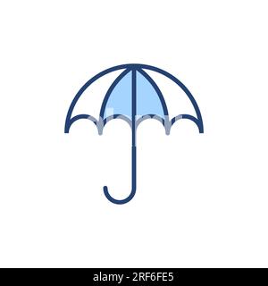 Vecteur d'icône de parapluie. signe parapluie et symbole Illustration de Vecteur