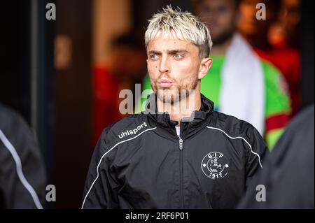 Herning, Danemark. 30 juillet 2023. Andreas Pyndt de Silkeborg IF vu avant le 3F Superliga match entre le FC Midtjylland et Silkeborg IF au MCH Arena de Herning. (Crédit photo : Gonzales photo - Morten Kjaer). Banque D'Images