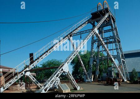 Convoyeur, Diamond Mining Museum, Kimberley, Afrique du Sud, Diamond Mine Banque D'Images