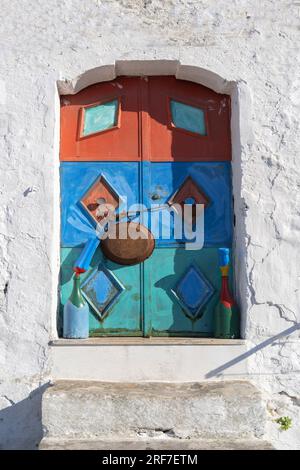 Aperçu de la ville blanche d'Ostuni, Pouilles, Italie, Europe Banque D'Images