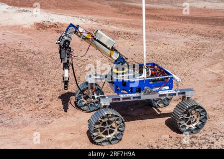 Le Rover Ozu Mars dans l'University Rover Challenge, Mars Desert Research Station dans le désert de Mars dans l'Utah. Université Ozyegin, Istanbul, Tur Banque D'Images