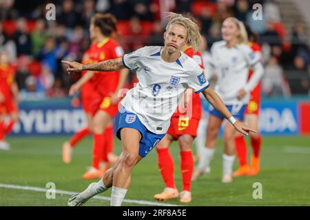 Adélaïde/Tarntanya, Australie, 1 août 2023, coupe du monde féminine de la FIFA (Groupe D - match #39) Angleterre vs Chine, crédit : Mark Willoughby/Alamy Live News Banque D'Images