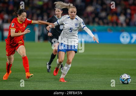 Adélaïde/Tarntanya, Australie, 1 août 2023, coupe du monde féminine de la FIFA (Groupe D - match #39) Angleterre vs Chine, Alex GREENWOOD crédit : Mark Willoughby/Alamy Live News Banque D'Images