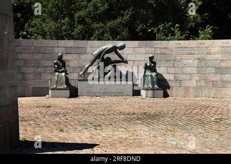 Le Mémorial des pêcheurs, Esbjerg, Danemark. Banque D'Images