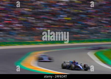 Alexander Albon de Thaïlande au volant de la (23) Williams Racing FW45 Mercedes lors du Grand Prix de Belgique de Formule 1 MSC Cruises 2023 le 30 juillet 2023 à Francorchamps, en Belgique. Banque D'Images