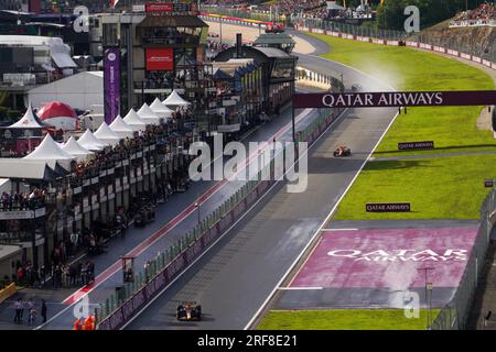 Max Verstappen des pays-Bas au volant de la (1) Oracle Red Bull Racing RB19 Honda RBPT lors du Grand Prix de Belgique de Formule 1 MSC Cruises 2023 le 30 juillet 2023 à Francorchamps, Belgique. Banque D'Images