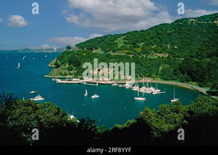 Ayala Cove, Angel Island, Comté de Marin, Baie de San Francisco, Californie, ÉTATS-UNIS Banque D'Images