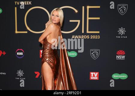 30 juillet 2023 : Sydney, Nouvelle-Galles du Sud Australie : l'actrice SOPHIE MONK assiste à la 63e SEMAINE TV Logie Awards au Star de Sydney. (Image de crédit : © Christopher Khoury/Australian Press Agency via ZUMA Wire) USAGE ÉDITORIAL SEULEMENT! Non destiné à UN USAGE commercial ! Banque D'Images