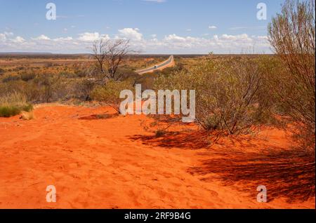 Route à travers le territoire du Nord en Australie Banque D'Images