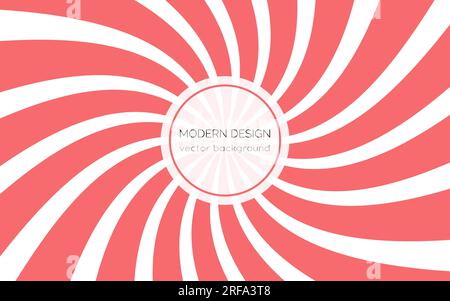 Délicat fond de bonbons vectoriels pastel de rayures tourbillonnantes pour bannière, site Web, carte postale Illustration de Vecteur