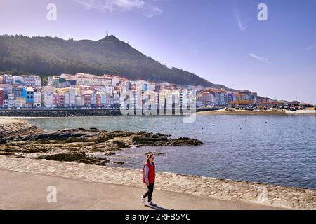 Un Guarda. Camino de Santiago, Galice. Espagne Banque D'Images