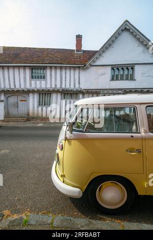Royaume-uni, Angleterre, Suffolk, Lavenham, rue Water Banque D'Images