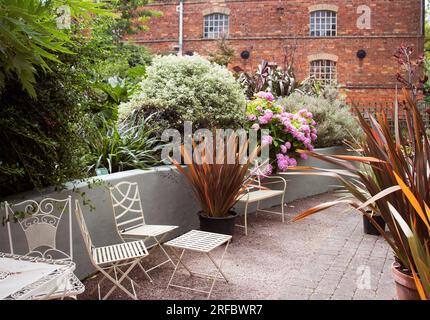 Sir Joseph Banks Tribute Garden Banque D'Images