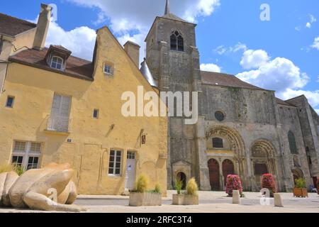 La ville médiévale d'Avallon, FR Banque D'Images