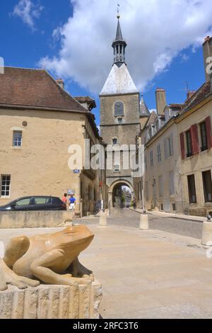 La ville médiévale d'Avallon, FR Banque D'Images