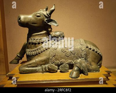 Nandi Bull, la balade de Shiva Banque D'Images