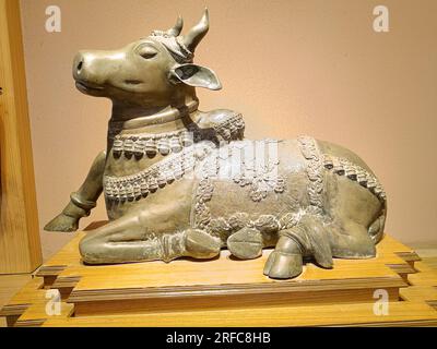 Nandi Bull, la balade de Shiva Banque D'Images