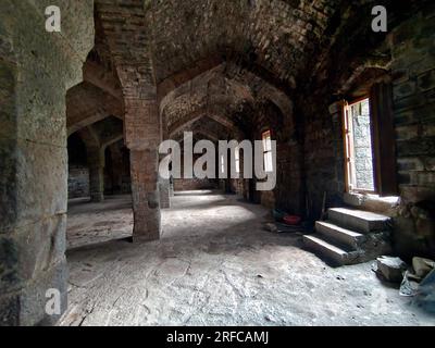 27 juillet 2023, Shivneri fort est une fortification militaire du 17e siècle, c'est le lieu de naissance de Chhatrapati Shivaji Maharaj, Banque D'Images