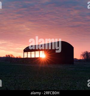 Stapleford Black Barn, Cambridgeshire, Royaume-Uni Banque D'Images