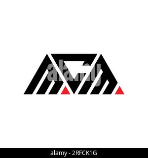 MCM letter logo design with polygon shape. MCM polygon and cube