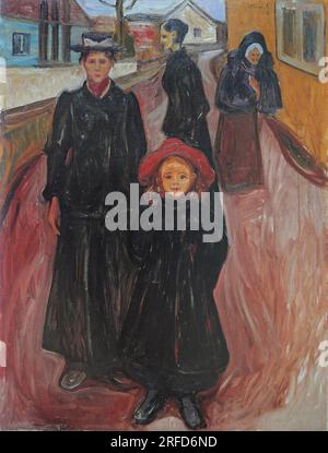 Four stages of Life 1902 par Edvard Munch Banque D'Images