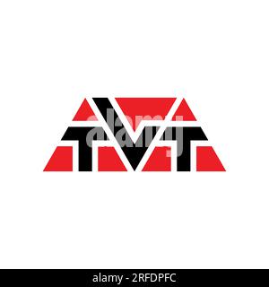 Logo de lettre triangle TLT avec forme de triangle. Monogramme de logo triangle TLT. Modèle de logo vecteur triangle TLT avec couleur rouge. TLT triangul Illustration de Vecteur