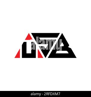 Logo de lettre triangle USB avec forme de triangle. Monogramme de conception de logo triangle USB. Modèle de logo vecteur triangle USB avec couleur rouge. Triangul USB Illustration de Vecteur