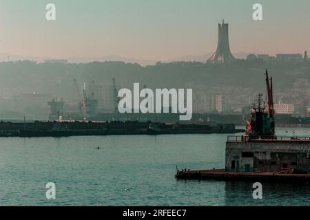 Port d'Alger, algérie Banque D'Images