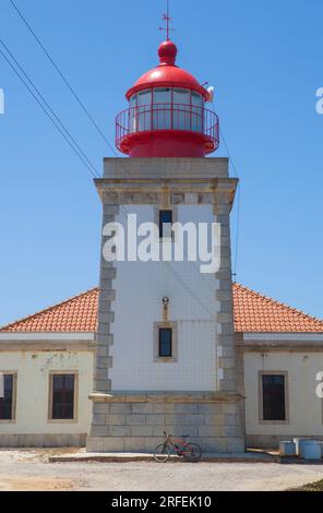 Phare de Cabo Sardao, situé au point le plus à l'ouest de la région de l'Alentejo au Portugal Banque D'Images