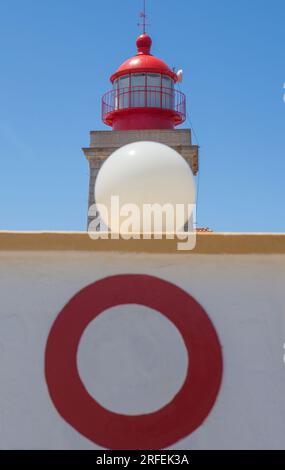 Phare de Cabo Sardao, situé au point le plus à l'ouest de la région de l'Alentejo au Portugal Banque D'Images