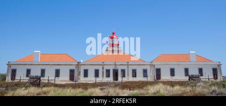 Phare de Cabo Sardao, situé au point le plus à l'ouest de la région de l'Alentejo au Portugal Banque D'Images