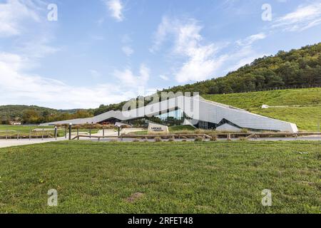 France, Dordogne, Montignac, sites préhistoriques et Grottes décorées de la vallée de la Vézère classés au patrimoine mondial de l'UNESCO, Lascaux 4 Banque D'Images