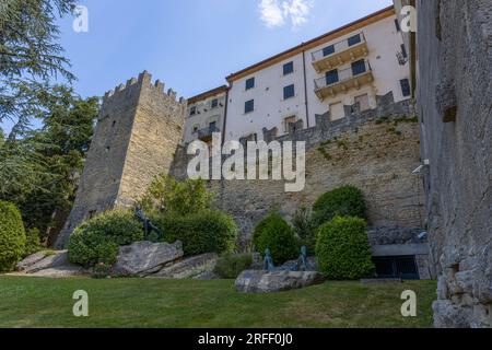 SAINT-MARIN, le 5 JUILLET 2022 - carrière d'arbalète (Cava dei Balestrieri) à Saint-Marin, Europe Banque D'Images